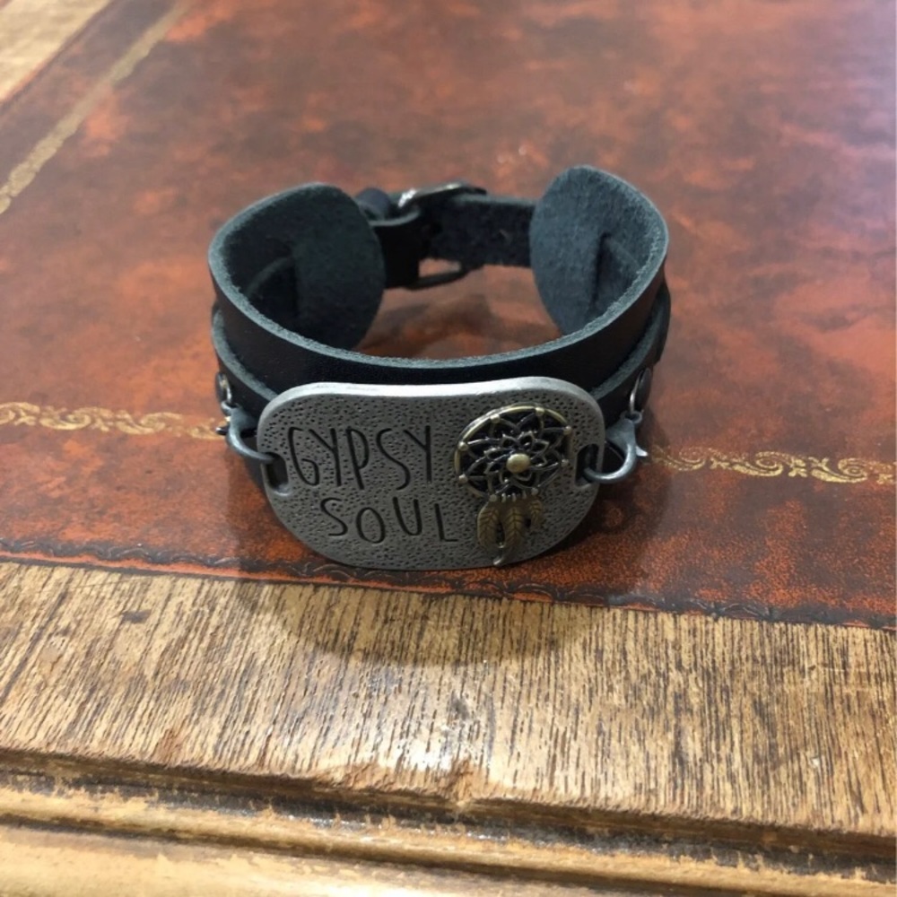 Gypsy Soul Leather Bracelet
